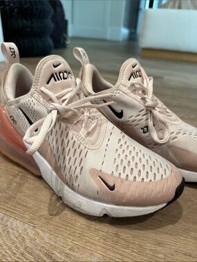 Nike Kids Pink and Black Air Max 270 Style Sneakers